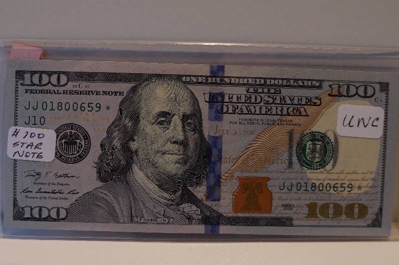 $100 Star Note Series 2009 Uncirculated