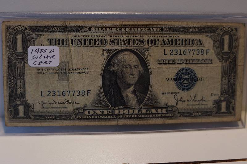 1935-D $1 Silver Certificate