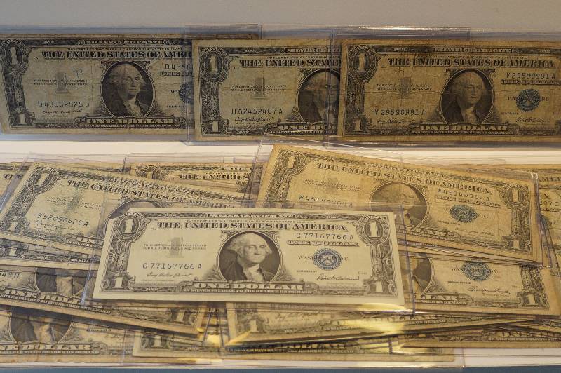 Lot of 25 $1 Silver Certificates - Series 1935 & 1957
