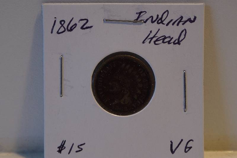 1862 Indian Head Cent