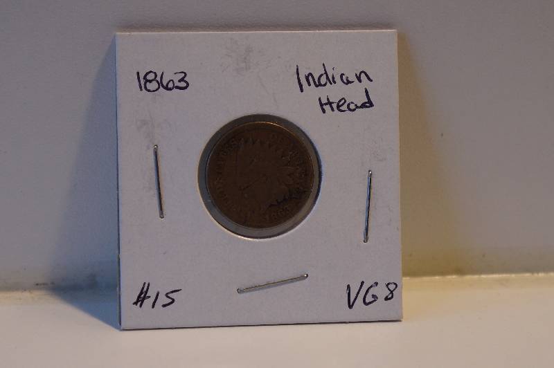1863 Indian Head Cent