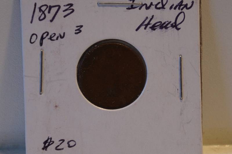 1873 Indian Head Cent