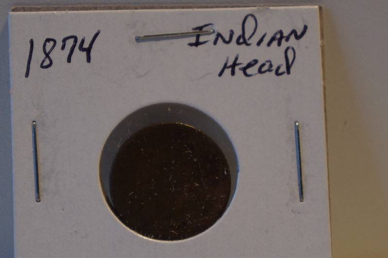1874 Indian Head Cent