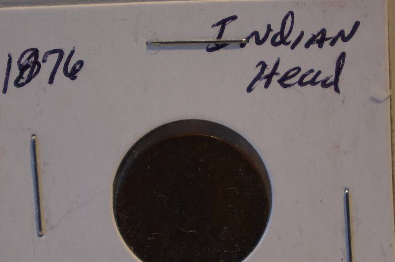 1876 Indian Head Cent