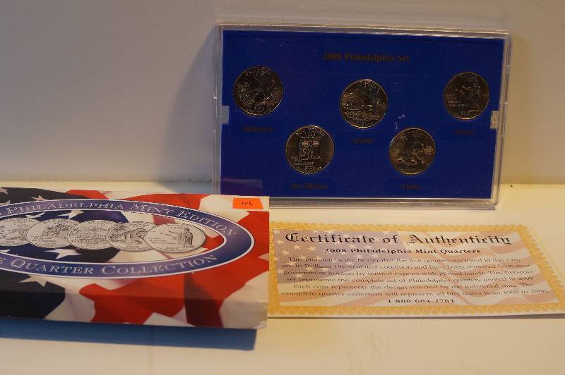 2008 Philidelphia Mint Edition State Quarter Collection