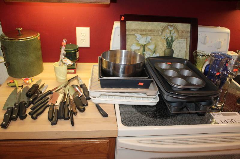Knives, Pans, Vases