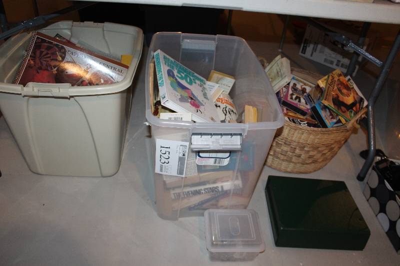 Lot of (3) Bins of Books