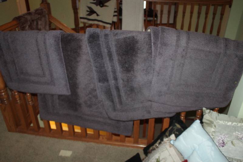 Lot of (5) Grey Rugs
