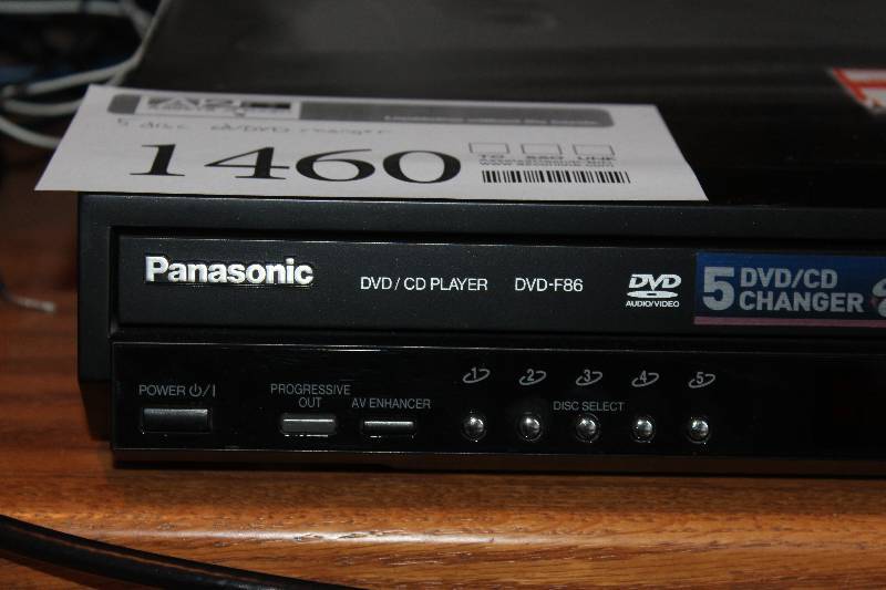 Panasonic 5-Disc CD/DVD Player | Hudson, WI Estate Moving Sale | K-BID