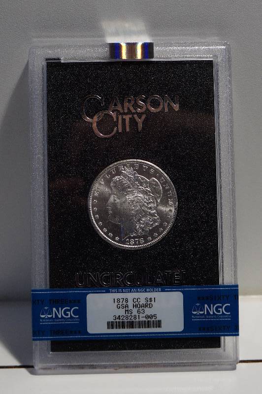 1878 CC MORGAN SILVER DOLLAR -