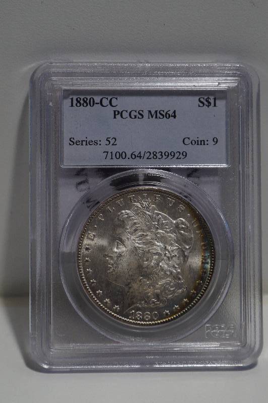 1880 CC MORGAN SILVER DOLLAR