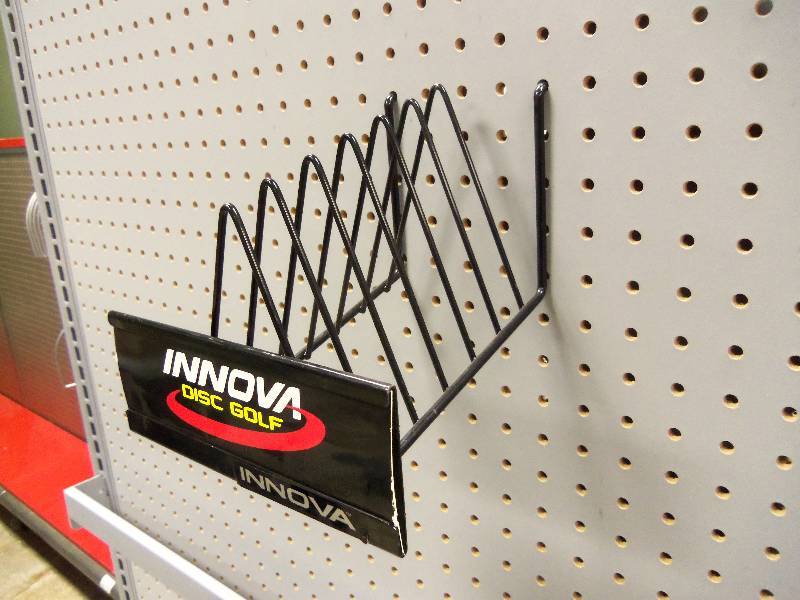 Disc Golf Disc Display Rack