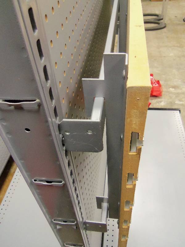 Slat Wall with Metal Inserts