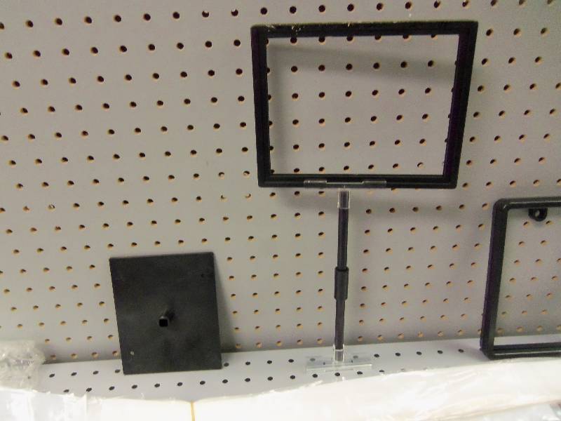 Mixed Lot of Retail Signs, Sign Parts & Hooks