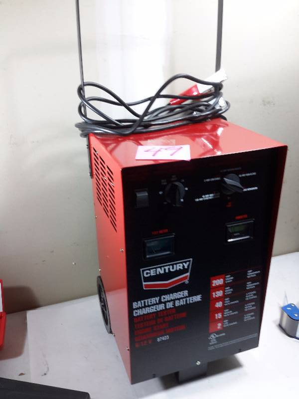 CENTURY, Battery Charger.. 2 to 200 AMP | Blaine New Tool and Equipment  Sale | K-BID