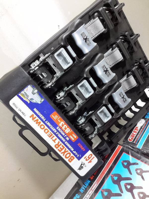 lot 55 image: 2 sets of 10, nylon spring clamp kits  Boxer Tie down set.. (one missing)