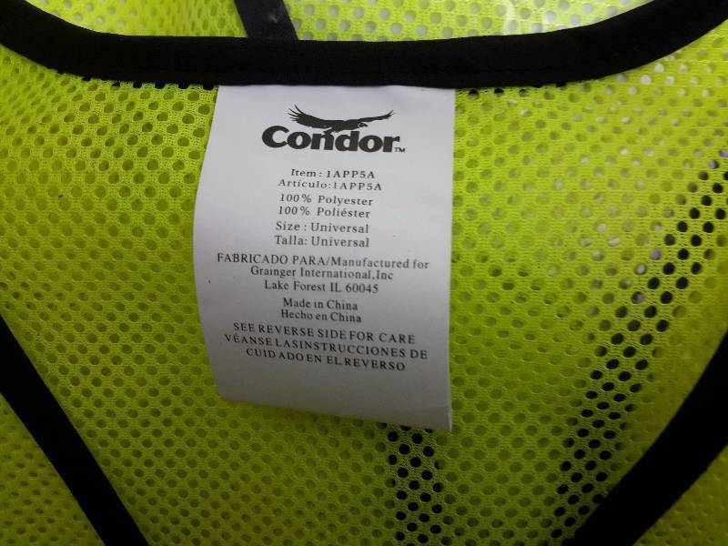 lot 115 image: 6, Condor Reflective Vests
