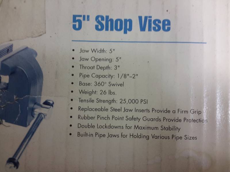 lot 119 image: WILTON 5 in Shop Vise