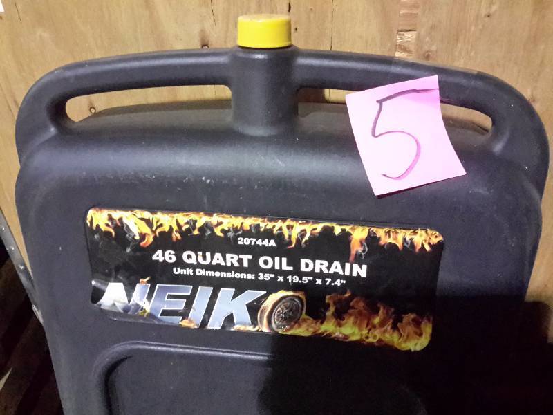 lot 5 image: NEIKO, 46 quart, Oil Drain Container