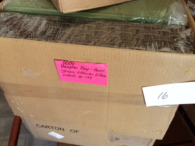 Hampton Bay Ottoman 2pk