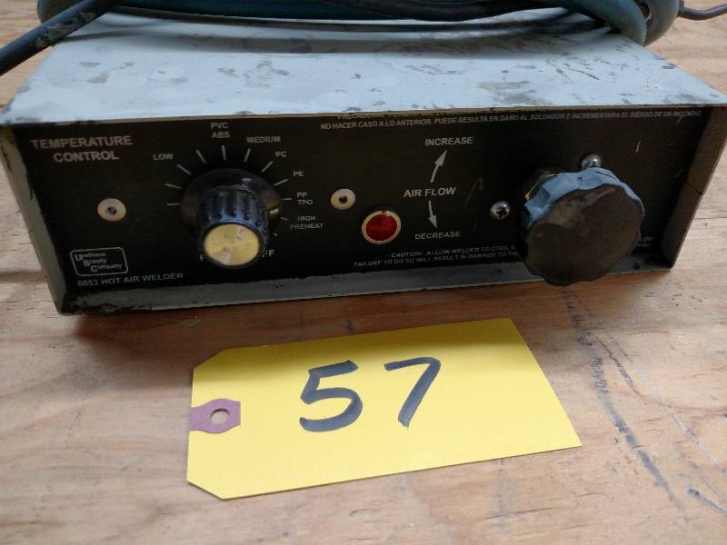 lot 57 image: USC 6053 Plastic Welder, Works...