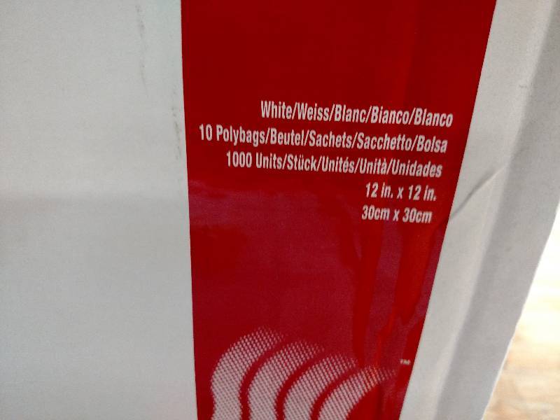 lot 76 image: (5) Bags 100 ct. 12 x 12 Wipes...