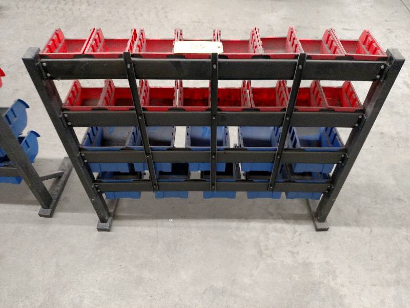 lot 38 image: Bin Rack, 36 x 31...
