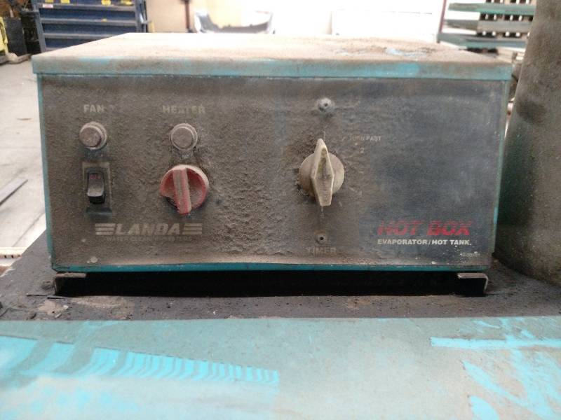 lot 21 image: Landa Model HB-550B Hot Box EvaporatorHot Tank