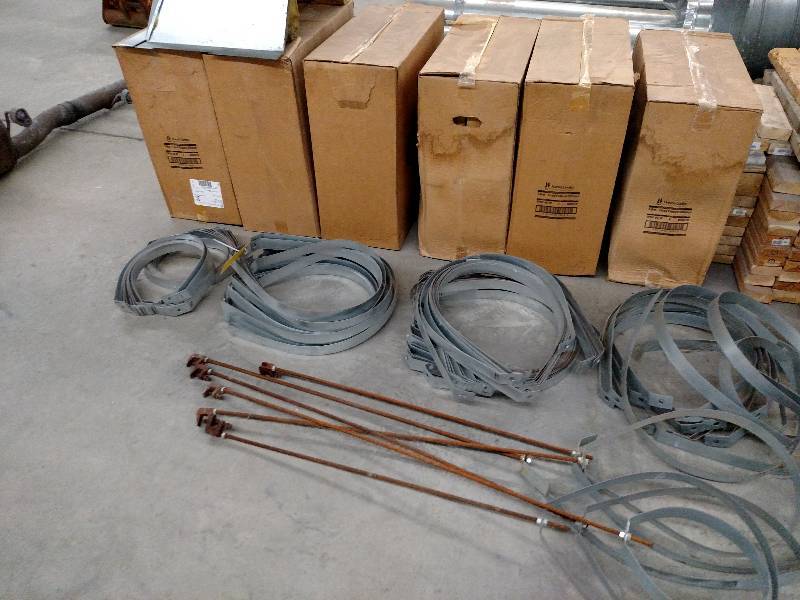 lot 122 image: Asstd Ductwork & Hangers...