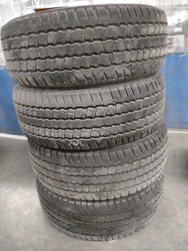 lot 156 image: (4) Michelin LTX P24565R17 Tires...
