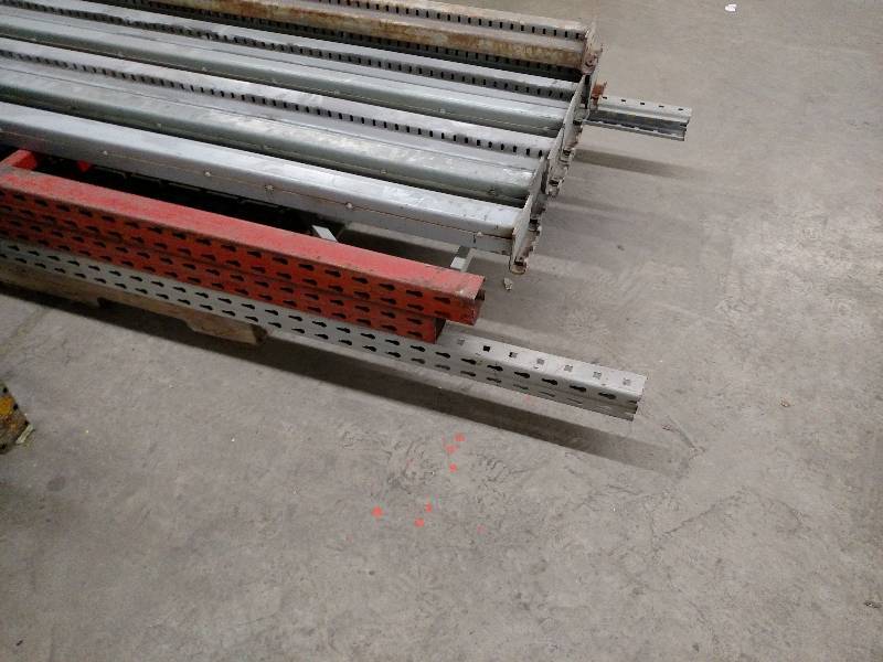 lot 180 image: (2) Sections Pallet Racking Includi...