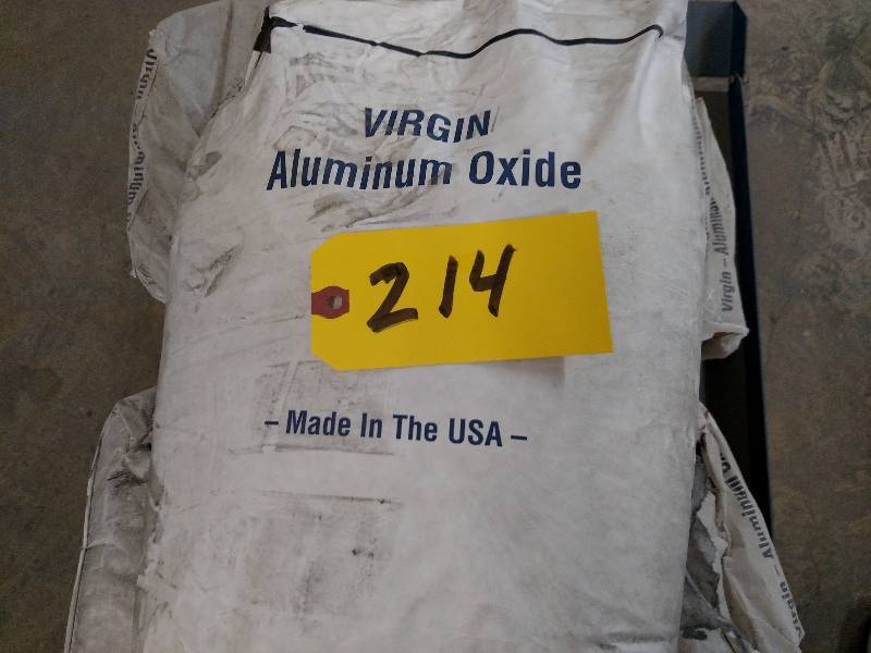 lot 214 image: (7)  Bags Virgin Aluminum Oxide
