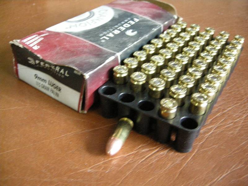 lot 9 image: Federal 9mm Ammo