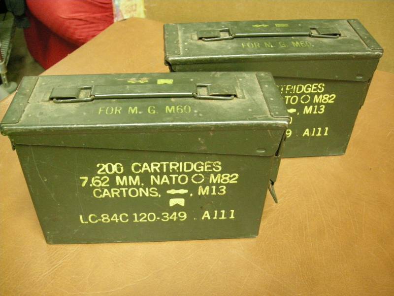 lot 43 image: 2 Ammo Boxes