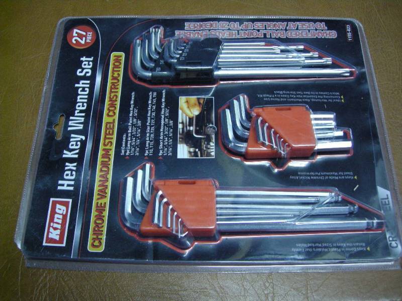 lot 78 image: King Hex Key Wrench Set