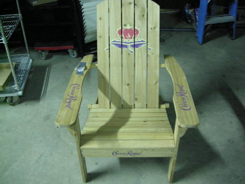 crown royal folding chair