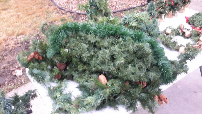 Large bag of Christmas Garland (as is)