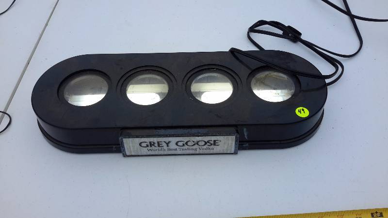 Grey goose lighted display base