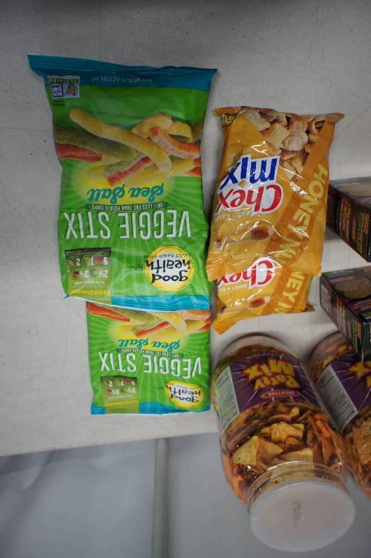 Lot of 10 Packages of Assorted Snacks