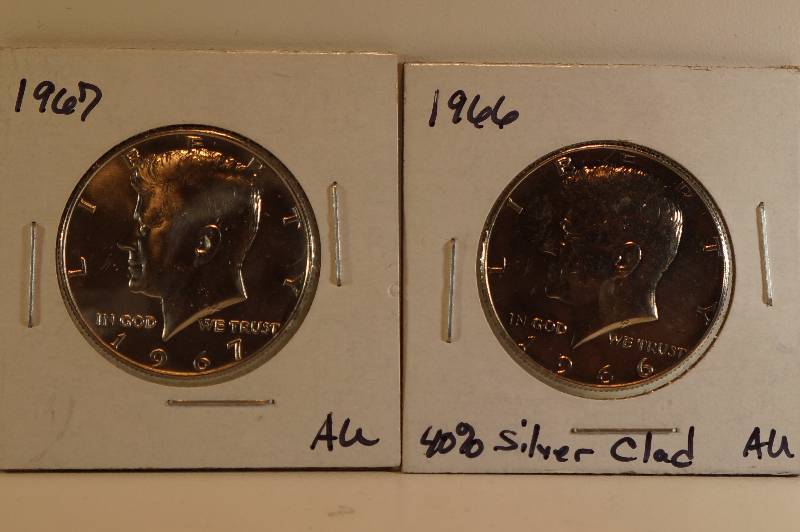 Kennedy Half Dollars 40% Silver