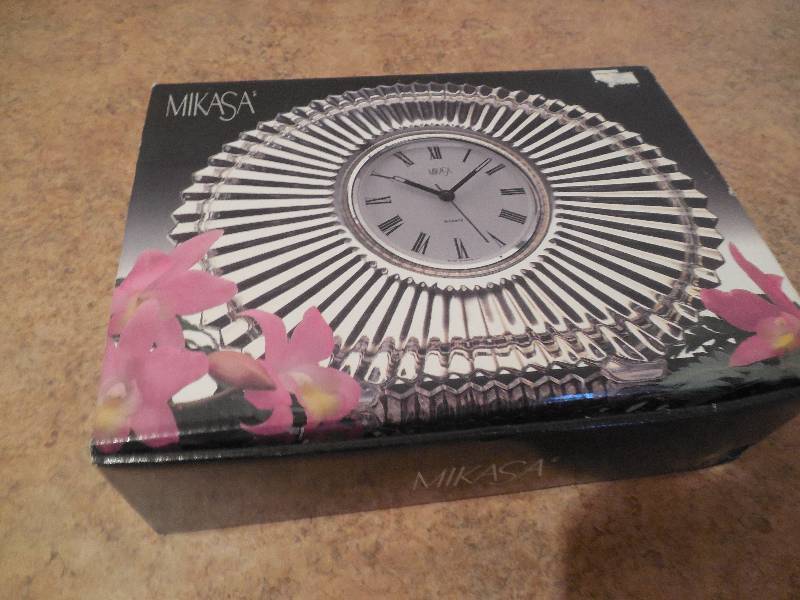 MIKASA DIAMOND FIRE CLOCK