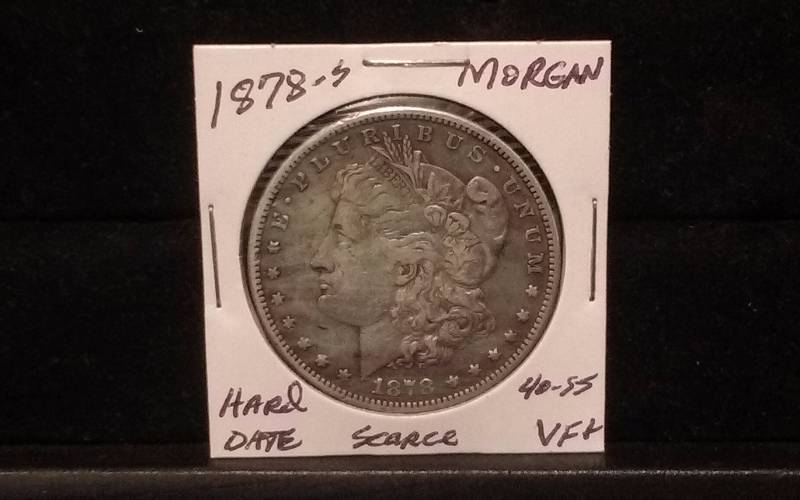 1878S Morgan Dollar, 90% silver