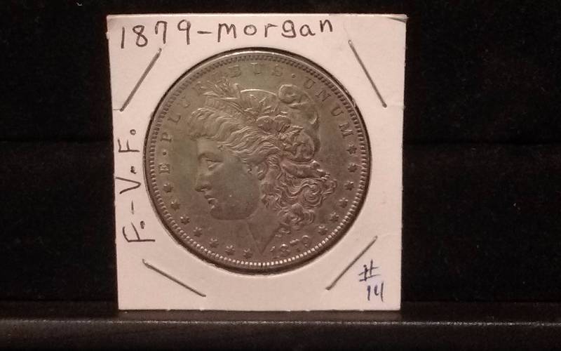 1879 Morgan Dollar, 90% silver