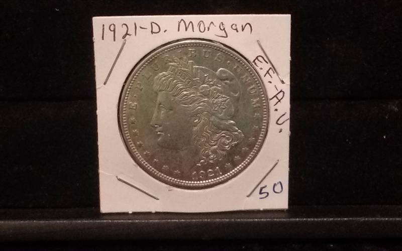 1921D Morgan Dollar, 90% silver