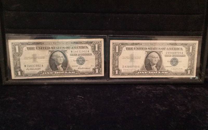 Lot Silver Certificates, 1957, 1957A