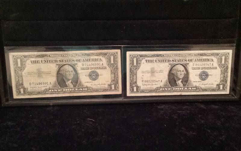 Lot Silver Certificates, 1957A, 1957B