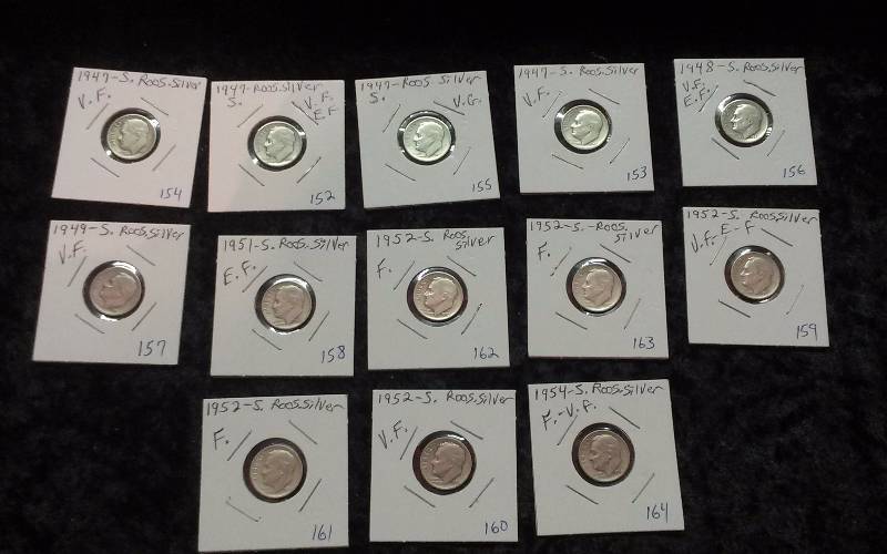 Lot - Misc Roosevelt Dimes