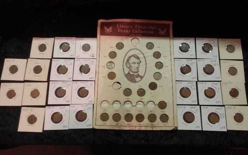 Lot - Misc Wheat Pennies