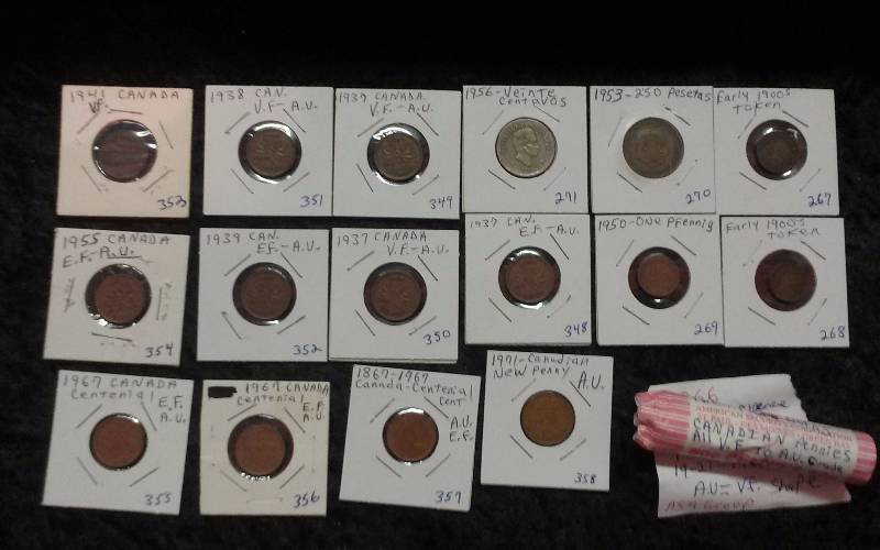 Lot - Misc Foreign Coins