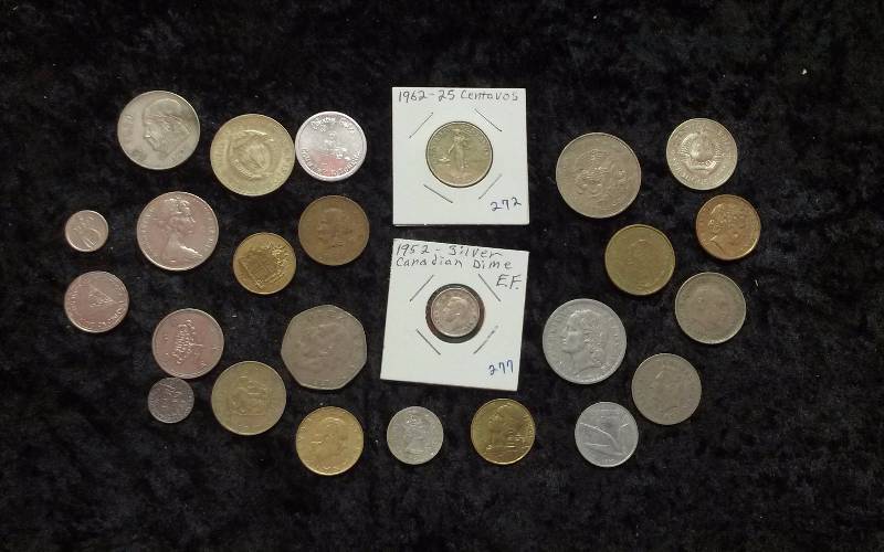 Lot - Misc Foreign Coins